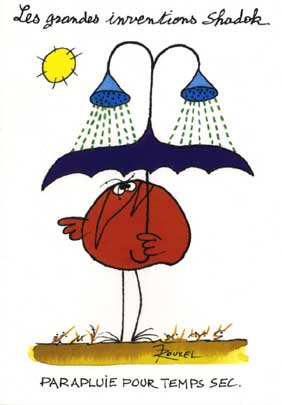 shadok parapluie temps sec devise10 shadok parapluie