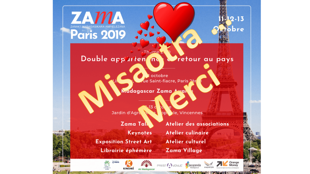 Zama Paris 2019 …&nbsp;Misaotra