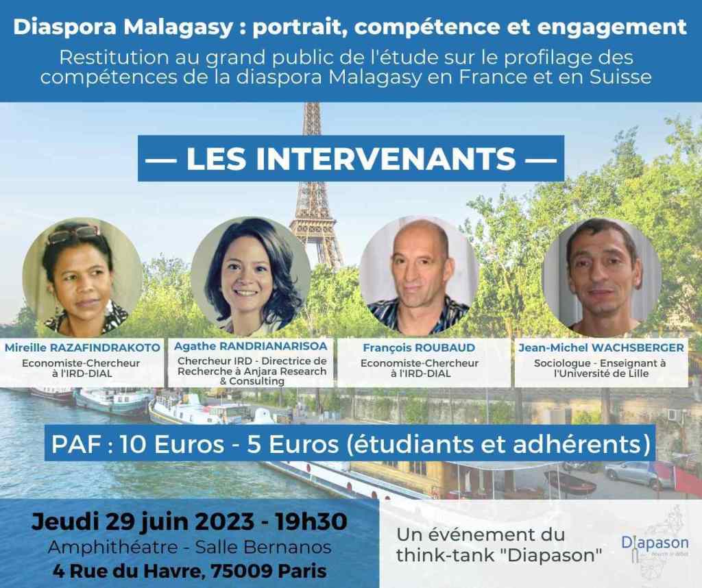 Les évènements de Ragidro : restitution de l&rsquo;étude sur le profilage de la diaspora de Madagascar en France et en&nbsp;Suisse